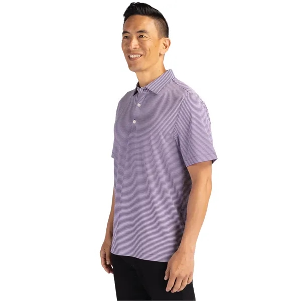 Men's polo with 4-way stretch, short sleeves, UPF50+ sun protection, and... from ASI 47965 Cutter & Buck