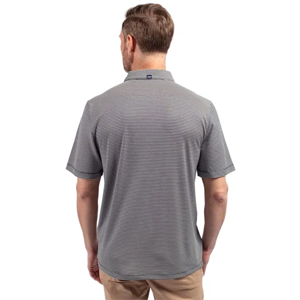 Men's polo with 4-way stretch, short sleeves, UPF50+ sun protection, and... from ASI 47965 Cutter & Buck
