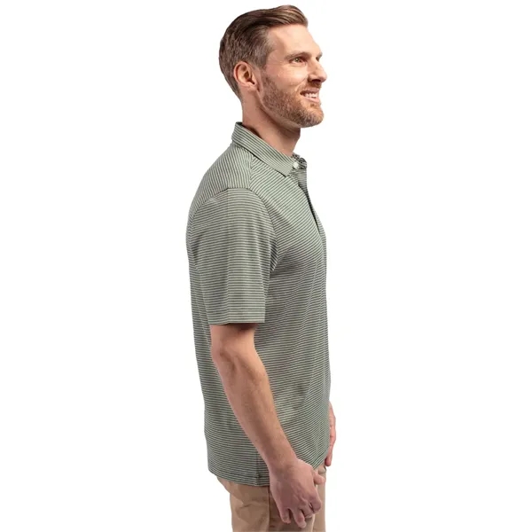 Men's polo with 4-way stretch, short sleeves, UPF50+ sun protection, and... from ASI 47965 Cutter & Buck