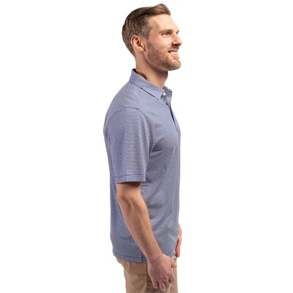 Men's polo with 4-way stretch, short sleeves, UPF50+ sun protection, and... from ASI 47965 Cutter & Buck