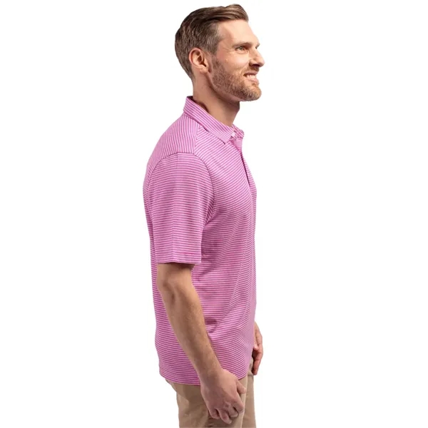 Men's polo with 4-way stretch, short sleeves, UPF50+ sun protection, and... from ASI 47965 Cutter & Buck