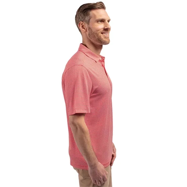 Men's polo with 4-way stretch, short sleeves, UPF50+ sun protection, and... from ASI 47965 Cutter & Buck