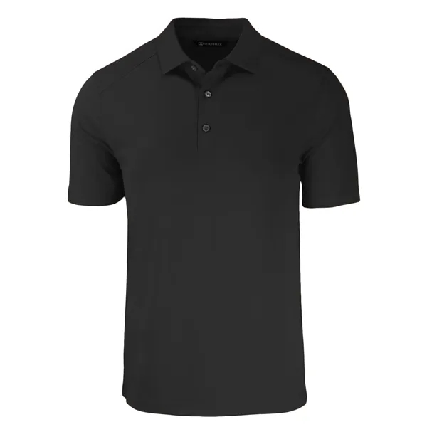Men's polo with short sleeves, 4-way stretch, moisture-wicking performance, and UPF50+... from ASI 47965 Cutter & Buck