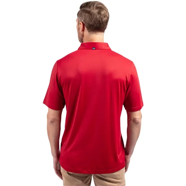 Men's polo with short sleeves, 4-way stretch, moisture-wicking performance, and UPF50+... from ASI 47965 Cutter & Buck