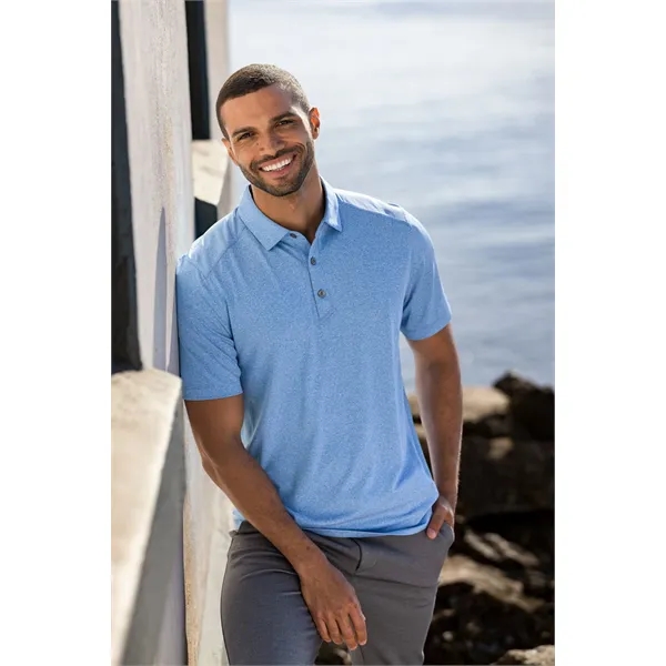 Men's polo with short sleeves, 4-way stretch, moisture-wicking performance, and UPF50+... from ASI 47965 Cutter & Buck