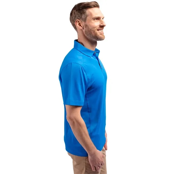 Men's polo with short sleeves, 4-way stretch, moisture-wicking performance, and UPF50+... from ASI 47965 Cutter & Buck