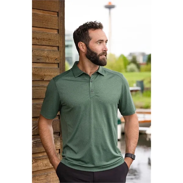 Men's polo with short sleeves, 4-way stretch, moisture-wicking performance, and UPF50+... from ASI 47965 Cutter & Buck
