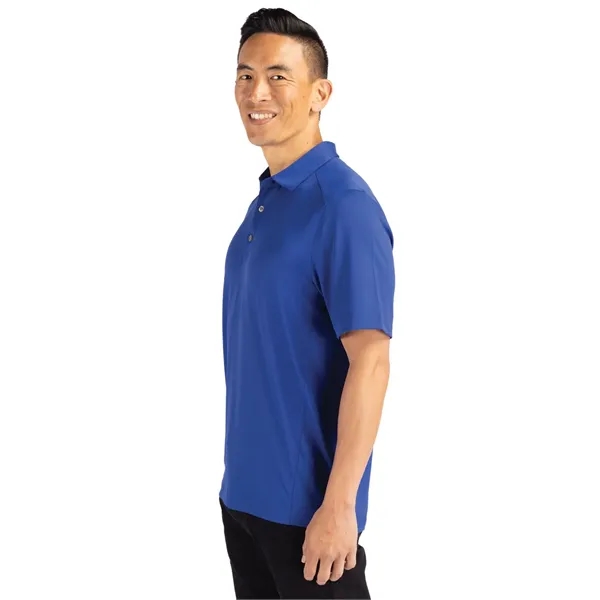 Men's polo with short sleeves, 4-way stretch, moisture-wicking performance, and UPF50+... from ASI 47965 Cutter & Buck