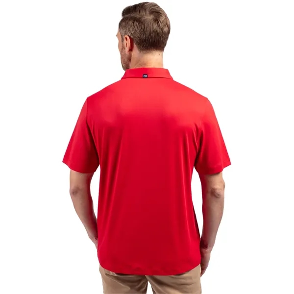 Men's polo with short sleeves, 4-way stretch, moisture-wicking performance, and UPF50+... from ASI 47965 Cutter & Buck