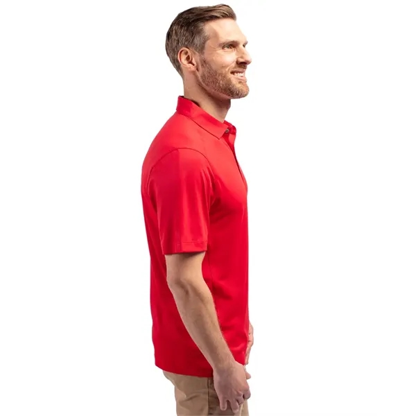 Men's polo with short sleeves, 4-way stretch, moisture-wicking performance, and UPF50+... from ASI 47965 Cutter & Buck