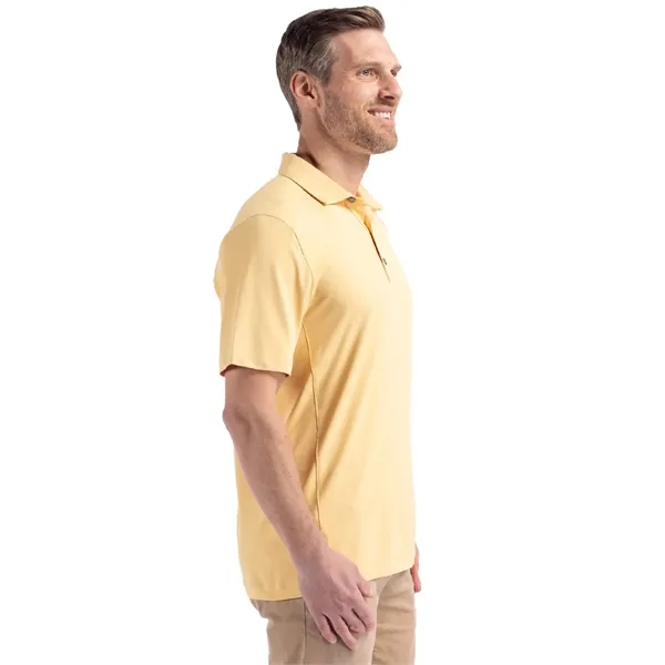 Men's polo with short sleeves, 4-way stretch, moisture-wicking performance, and UPF50+... from ASI 47965 Cutter & Buck