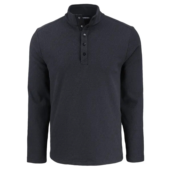 Men's sweatshirt with moisture-wicking performance and snap placket closure.... from ASI 47965 Cutter & Buck