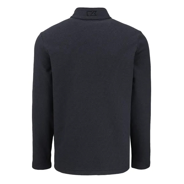 Men's sweatshirt with moisture-wicking performance and snap placket closure.... from ASI 47965 Cutter & Buck