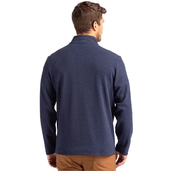 Men's sweatshirt with moisture-wicking performance and snap placket closure.... from ASI 47965 Cutter & Buck