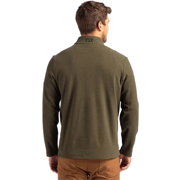 Men's sweatshirt with moisture-wicking performance and snap placket closure.... from ASI 47965 Cutter & Buck