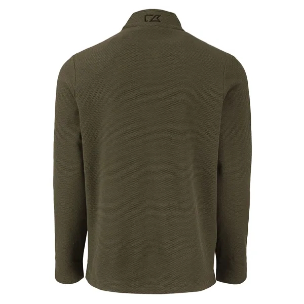 Men's sweatshirt with moisture-wicking performance and snap placket closure.... from ASI 47965 Cutter & Buck