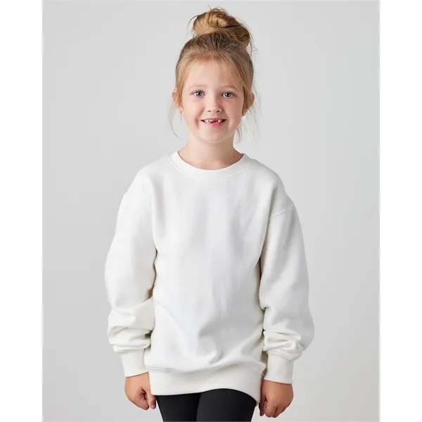 Cozy 9 oz youth fleece crew with a smooth print-ready face,... from ASI 72657 Active Life Promo / Active Life