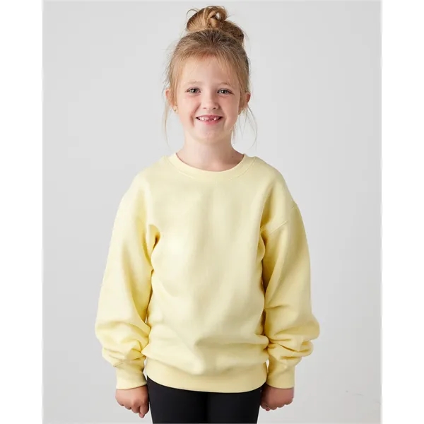 Cozy 9 oz youth fleece crew with a smooth print-ready face,... from ASI 72657 Active Life Promo / Active Life