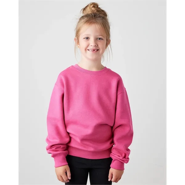 Cozy 9 oz youth fleece crew with a smooth print-ready face,... from ASI 72657 Active Life Promo / Active Life