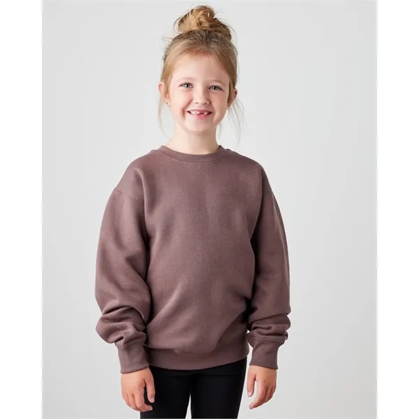 Cozy 9 oz youth fleece crew with a smooth print-ready face,... from ASI 72657 Active Life Promo / Active Life
