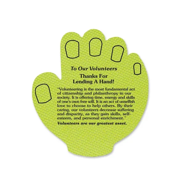 The Lend A Hand Jar Opener praises volunteers, honoring those who... from ASI 38980 Bay State Specialty Co