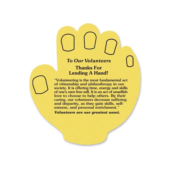 The Lend A Hand Jar Opener praises volunteers, honoring those who... from ASI 38980 Bay State Specialty Co