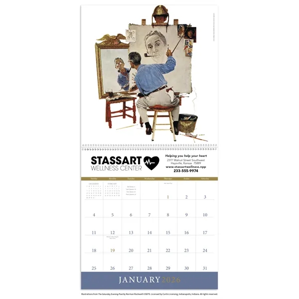 The Saturday Evening Post... from ASI 40480 Koozie Group / Norwood Triumph Calendar