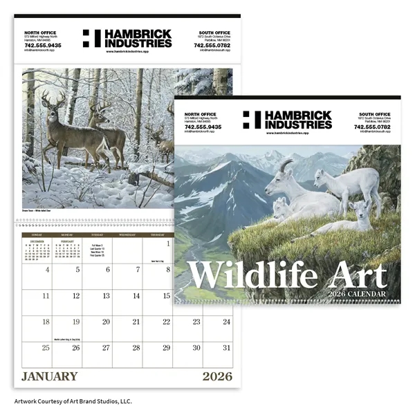 Wildlife Art... from ASI 40480 Koozie Group / Norwood Triumph Calendar