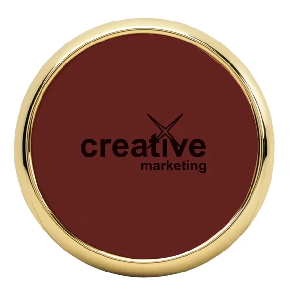 Leather Coaster... from ASI 40480 Koozie Group / Norwood