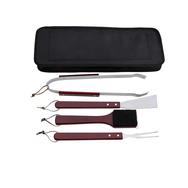 Sizzler 4-Piece BBQ Set... from ASI 40480 Koozie Group / Norwood