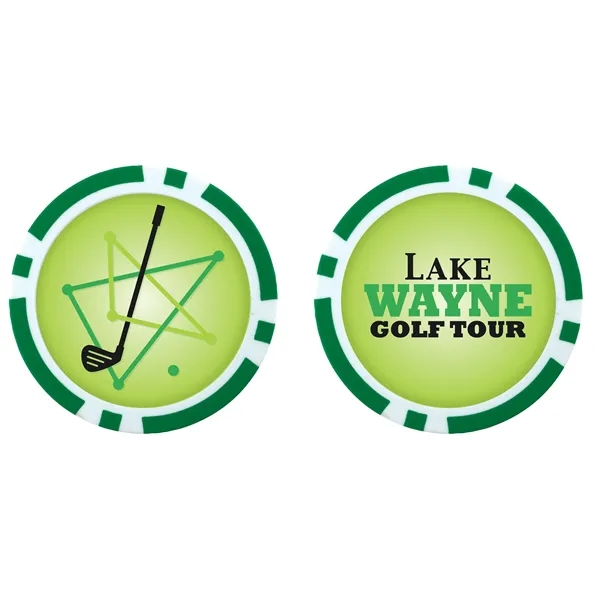 Poker Chip Ball Marker... from ASI 40480 Koozie Group / Norwood