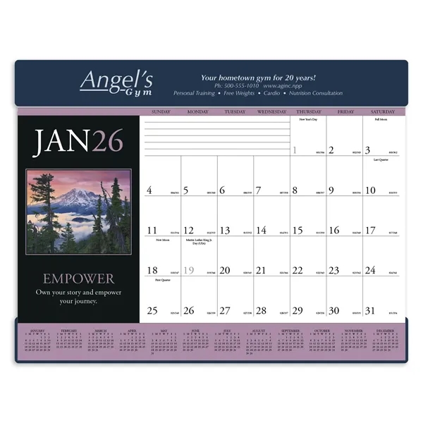 Motivations Desk Pad... from ASI 40480 Koozie Group / Norwood Triumph Calendar