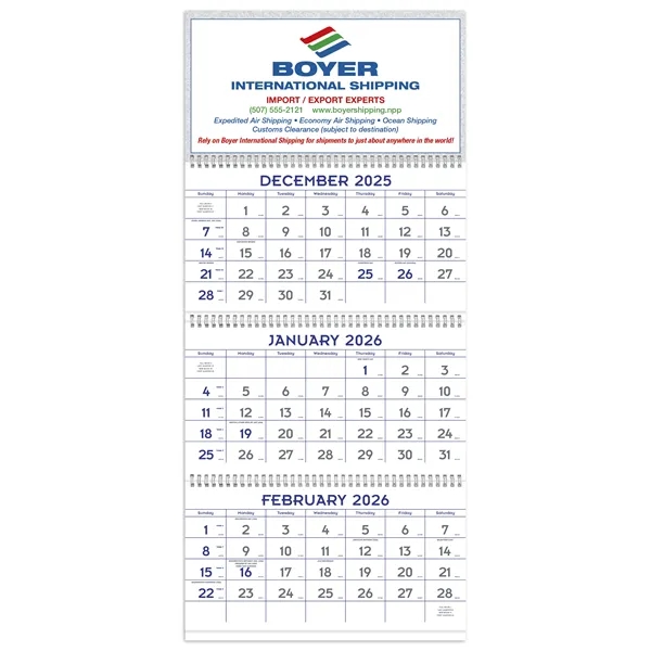Blue & Grey Commercial Planner... from ASI 40480 Koozie Group / Norwood Triumph Calendar
