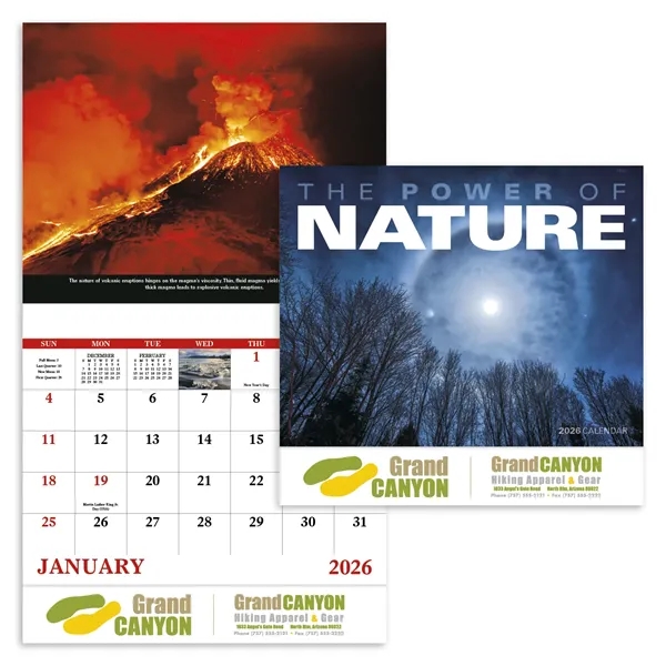 The Power of Nature - Stapled... from ASI 40480 Koozie Group / Norwood Triumph Calendar