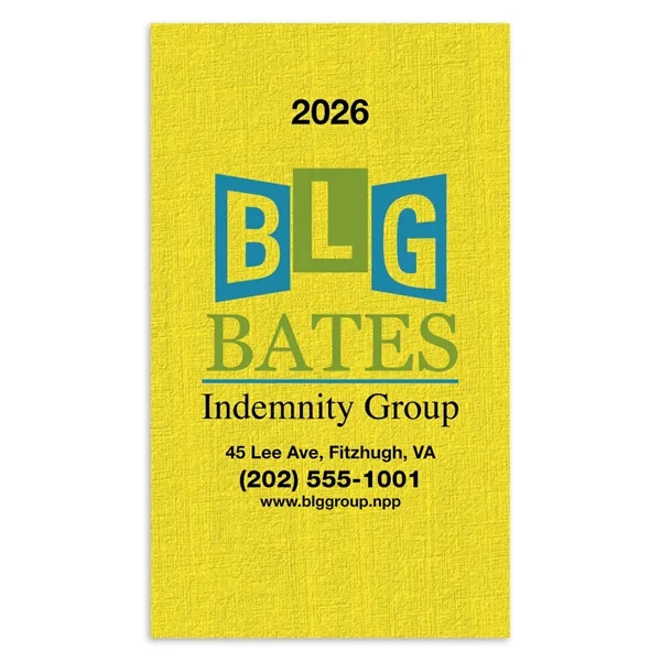 Value Monthly Pocket Planner... from ASI 40480 Koozie Group / Norwood Triumph Calendar