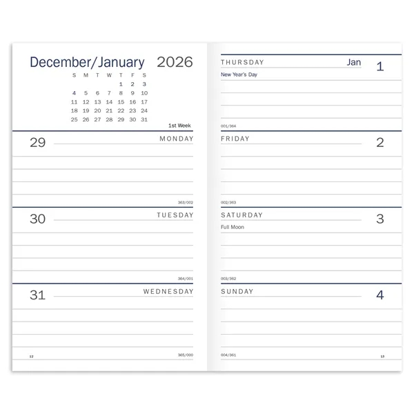 Classic Weekly Pocket Planner... from ASI 40480 Koozie Group / Norwood Triumph Calendar