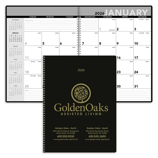 Monthly Planner... from ASI 40480 Koozie Group / Norwood Triumph Calendar