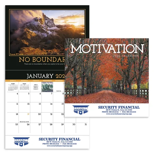 Motivation Appointment Calendar (Motivational Quotes) - S...... from ASI 40480 Koozie Group / HotLine®