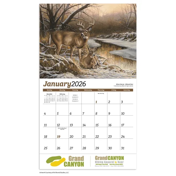 Wildlife Collection Appointment Calendar - Stapled... from ASI 40480 Koozie Group / HotLine®