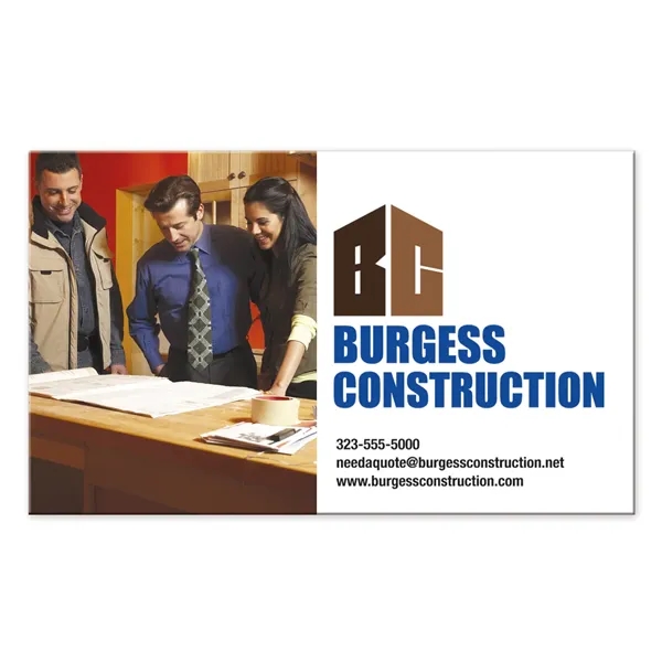 30 Mil Jumbo 4-Color Process Business Card Magnet... from ASI 40480 Koozie Group