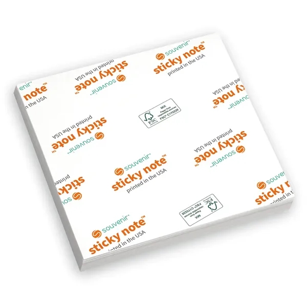 Souvenir® Sticky Note™ 3" x 3" Pad, 100 sheet... from ASI 40480 Koozie Group