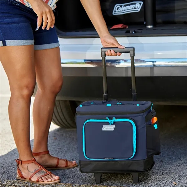 Coleman® XPAND™ 42-Can Wheeled Soft Cooler... from ASI 40480 Koozie Group