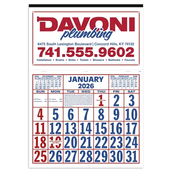 Billboard Apron Calendar... from ASI 40480 Koozie Group