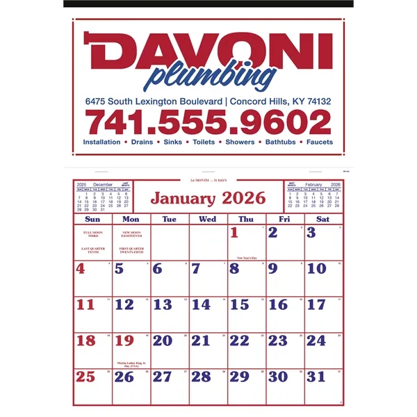 Billboard Apron Calendar... from ASI 40480 Koozie Group