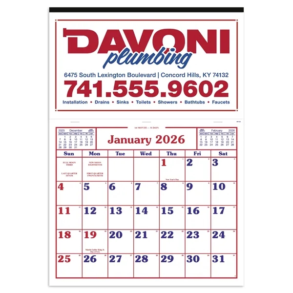 Billboard Apron Calendar... from ASI 40480 Koozie Group