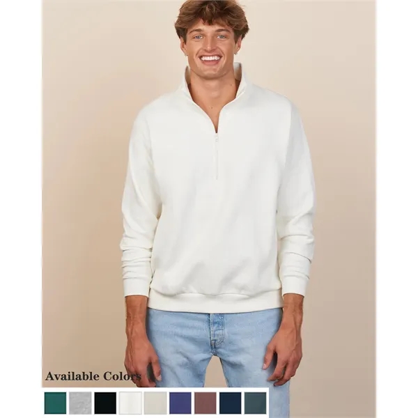 Cozy 9 oz unisex half-zip fleece with a smooth print-ready face,... from ASI 72657 Active Life Promo / Active Life