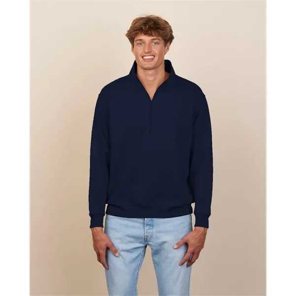 Cozy 9 oz unisex half-zip fleece with a smooth print-ready face,... from ASI 72657 Active Life Promo / Active Life