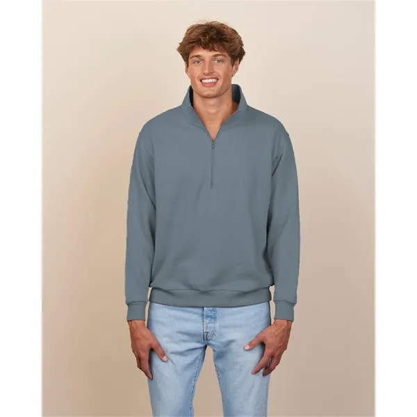 Cozy 9 oz unisex half-zip fleece with a smooth print-ready face,... from ASI 72657 Active Life Promo / Active Life