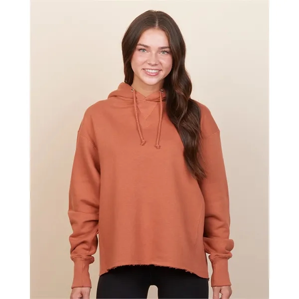 Heavyweight ladies boxy fleece hood with a smooth cotton face, perfect... from ASI 72657 Active Life Promo / Active Life