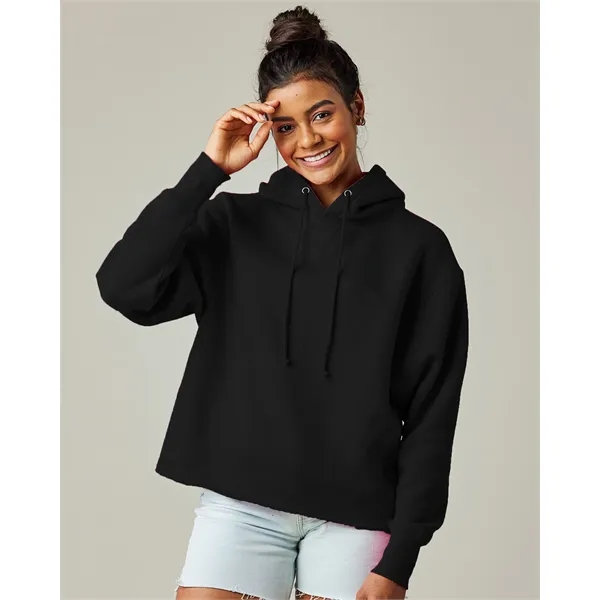 Heavyweight ladies boxy fleece hood with a smooth cotton face, perfect... from ASI 72657 Active Life Promo / Active Life
